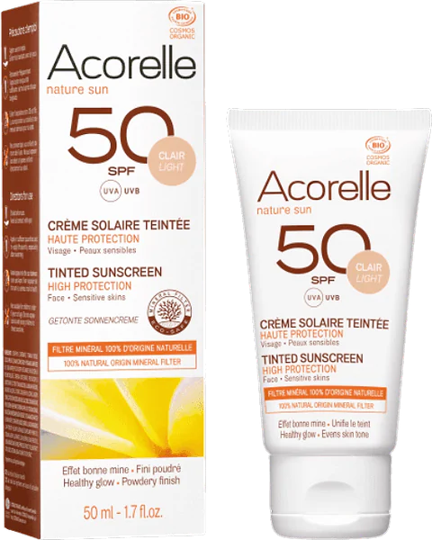 Getinte Zonnebrandcrème SPF 50 BIO